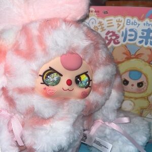 Baby Three Happy Day Bunny Returns - SECRET w/ Rare Special Glitter Eyes